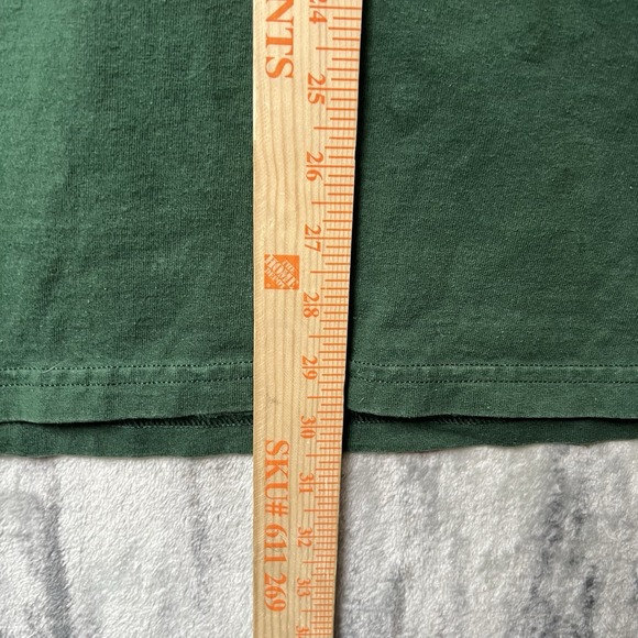 Vintage 90s Marvin the Martian Looney Tunes Alien T Shirt Warner Bros Green 2XL - Picture 3 of 5